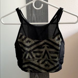 Lululemon Clip-In Long Line Bra Fatigue Chevron